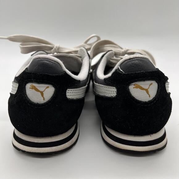 Puma Shoes Womens Size 5.5 Gray Black White Low Top Casual Athletic Sneakers - Picture 5 of 9